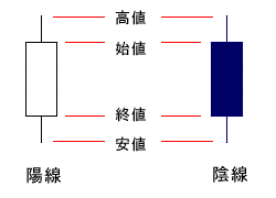 陽線と陰線